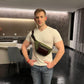 Miami Leathers Maxwell waxed canvas waist pack sling, image 5 of 6