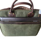 Miami Leathers Maxwell top zip waxed canvas laptop messenger bag, image 5 of 10