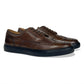 MOCALMO Men's Don Giovanni Wingtip Sneaker in Brown, view 4