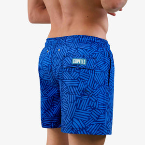 length:classic blue lake hybrid short studio back