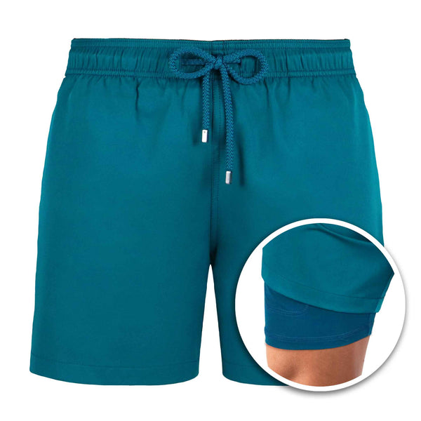 Mens-teal-swim-trunk