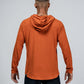 Varlo Men's Terra Recovery Element Hoodie Shirt in Sunfire Clay, view 15