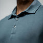 Varlo Men's Terra Recovery Polo in Ash Gray, view 13