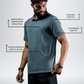 Varlo Men's Terra Recovery Polo in Ash Gray, view 2