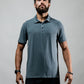 Varlo Men's Terra Recovery Polo in Ash Gray, view 5
