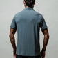 Varlo Men's Terra Recovery Polo in Ash Gray, view 6