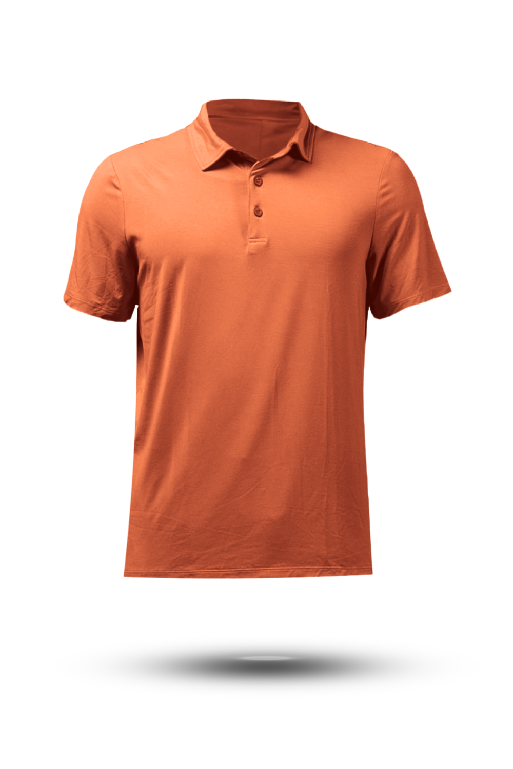 Varlo Men's Terra Recovery Polo in Sunfire Clay