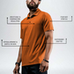 Varlo Men's Terra Recovery Polo in Sunfire Clay, view 2