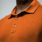 Varlo Men's Terra Recovery Polo in Sunfire Clay, view 7