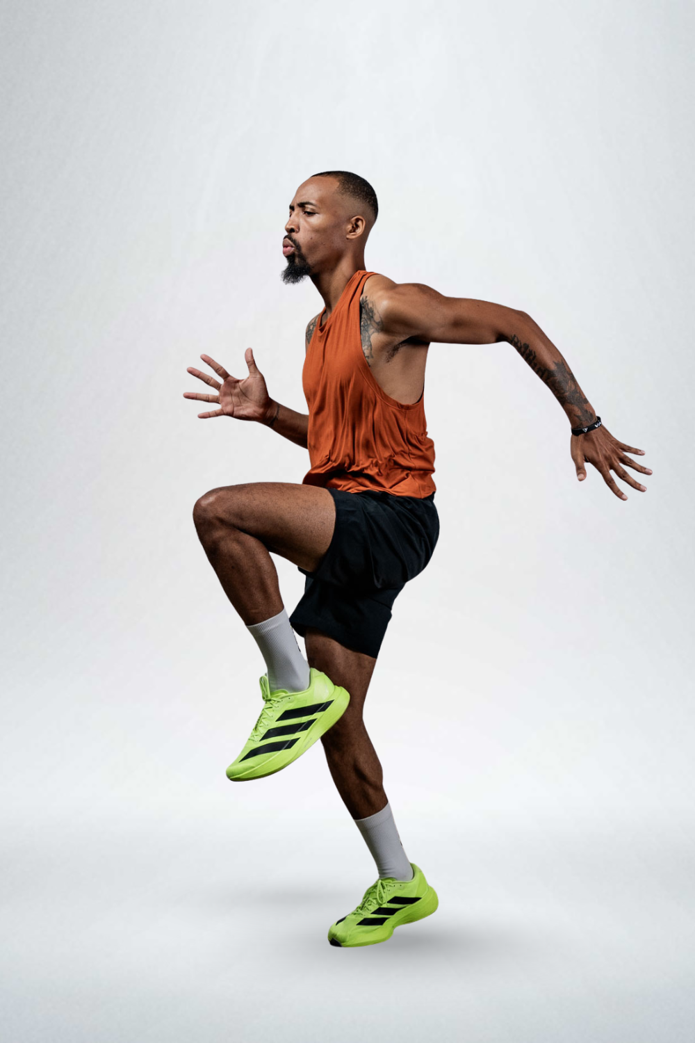Varlo Men's Terra Recovery Tank in Sunfire Clay, view 9
