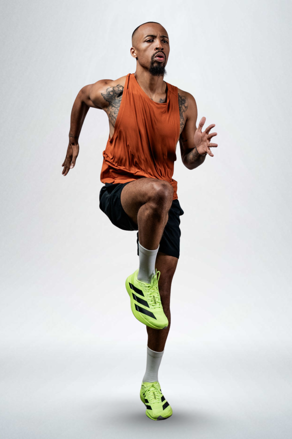 Varlo Men's Terra Recovery Tank in Sunfire Clay, view 11