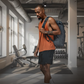 Varlo Men's Terra Recovery Tank in Sunfire Clay, view 13
