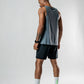 Varlo Men's Terra Recovery Tank in Ash Gray, view 8