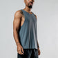Varlo Men's Terra Recovery Tank in Ash Gray, view 5