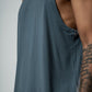 Varlo Men's Terra Recovery Tank in Ash Gray, view 6