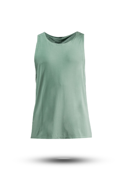 Varlo Men's Terra Recovery Tank in Low Light Olive