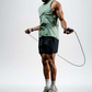 Varlo Men's Terra Recovery Tank in Low Light Olive, view 14