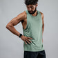 Varlo Men's Terra Recovery Tank in Low Light Olive, view 8