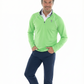 White Water Life New Harbor Quarter Zip in Green, view 3