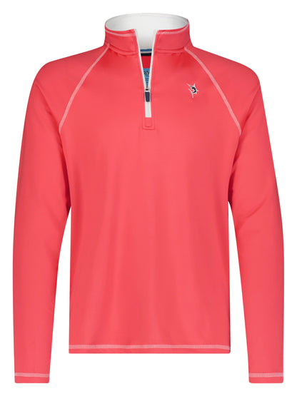 White Water Life New Harbor Quarter Zip in Red
