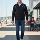 White Water Life New Harbor Quarter Zip in Black, view 2