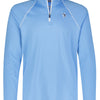 New Harbor Quarter Zip, Light Blue