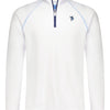 New Harbor Quarter Zip, White