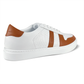MOCALMO Men's Otello Leather Sneaker in Light Brown, view 6