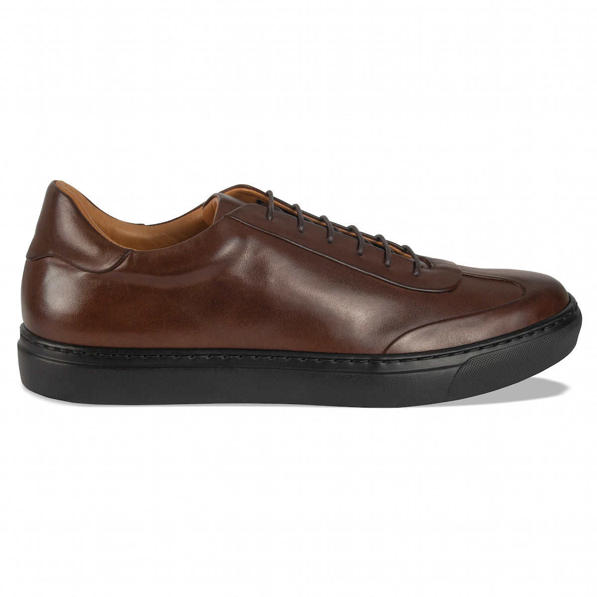 MOCALMO Men's Rigoletto T-Toe Sneaker in Brown