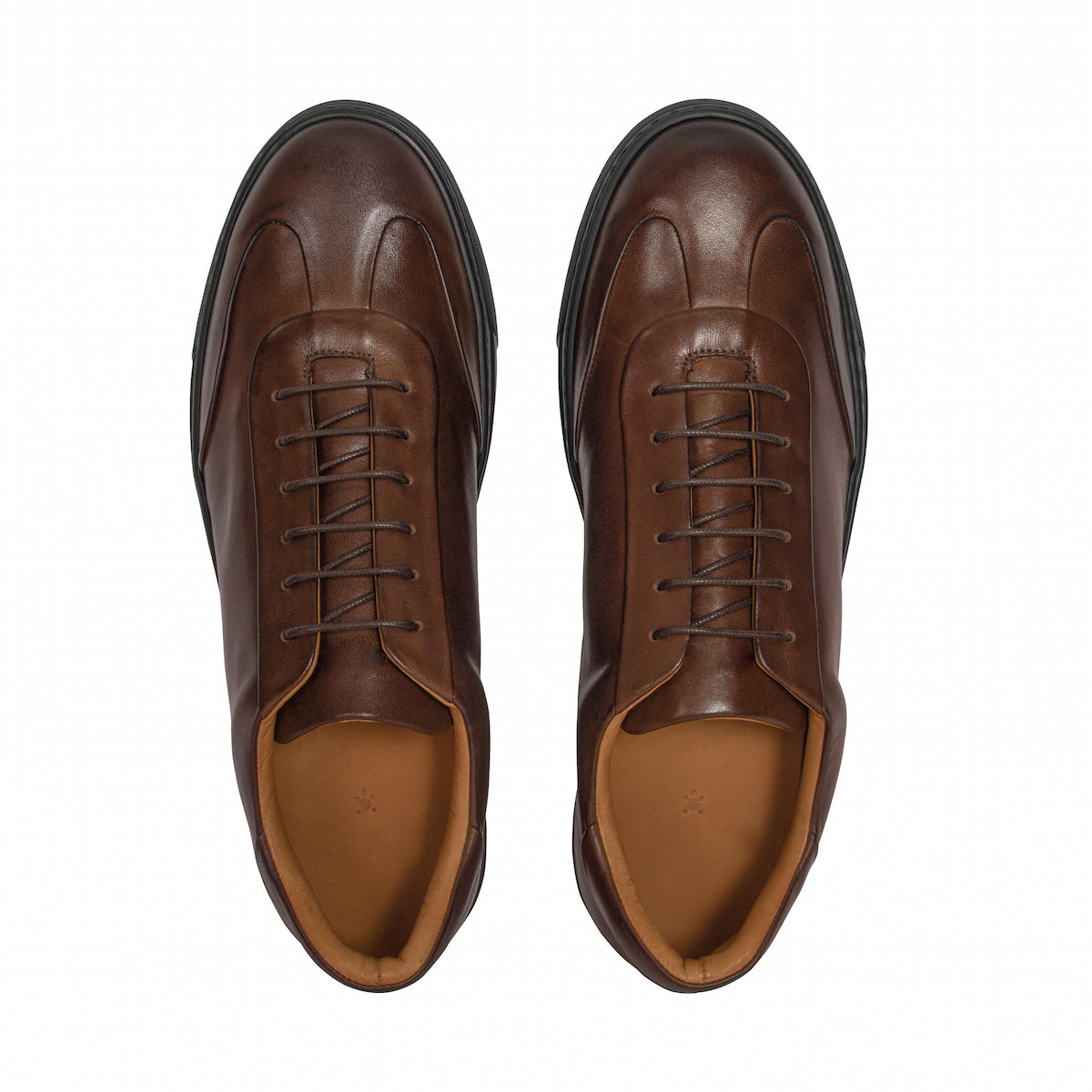 MOCALMO Men's Rigoletto T-Toe Sneaker in Brown, view 4