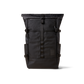 The Brown Buffalo Rolltop roll top backpack in Ballistic Black, view 2