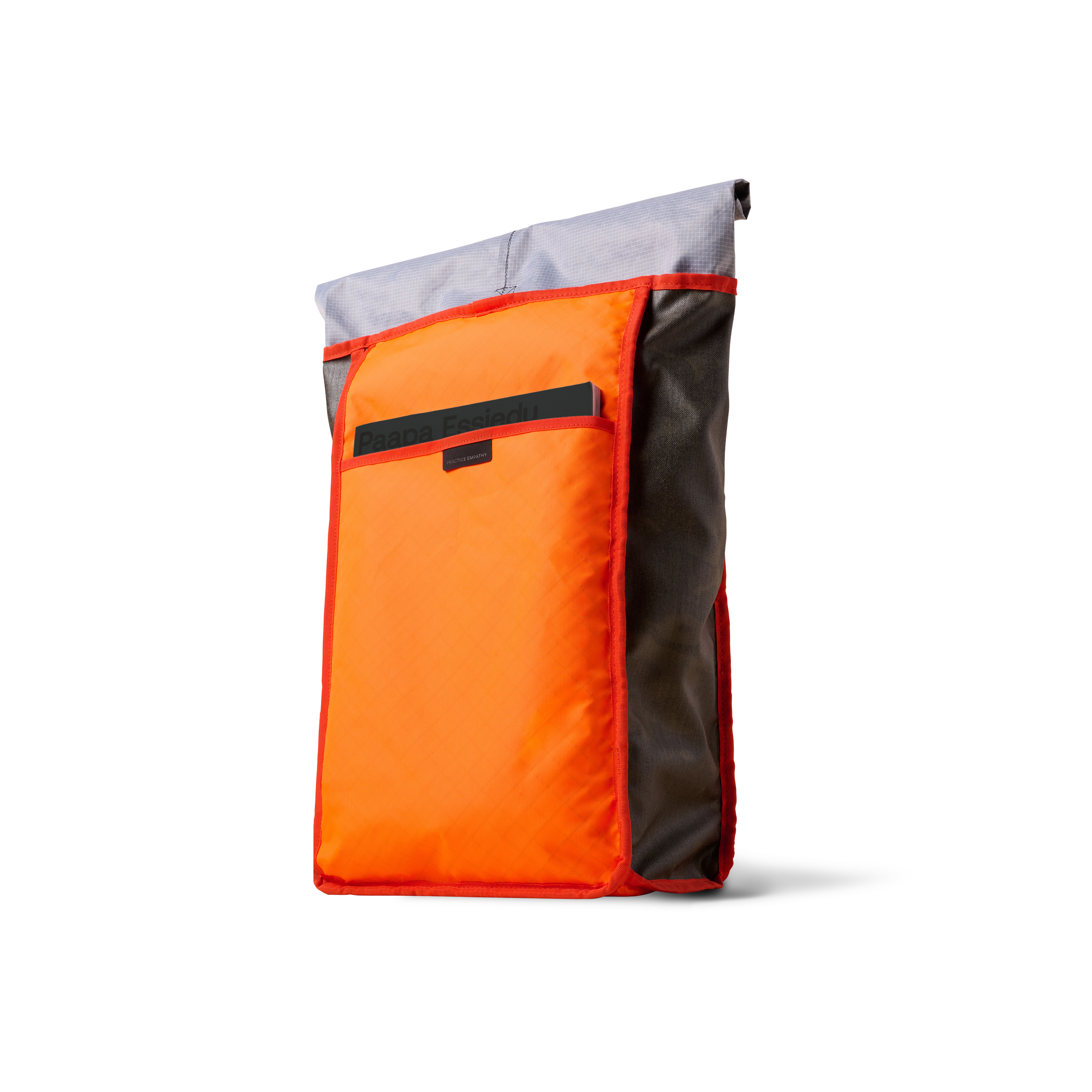 The Brown Buffalo Rolltop roll top backpack in Ballistic Black, view 5