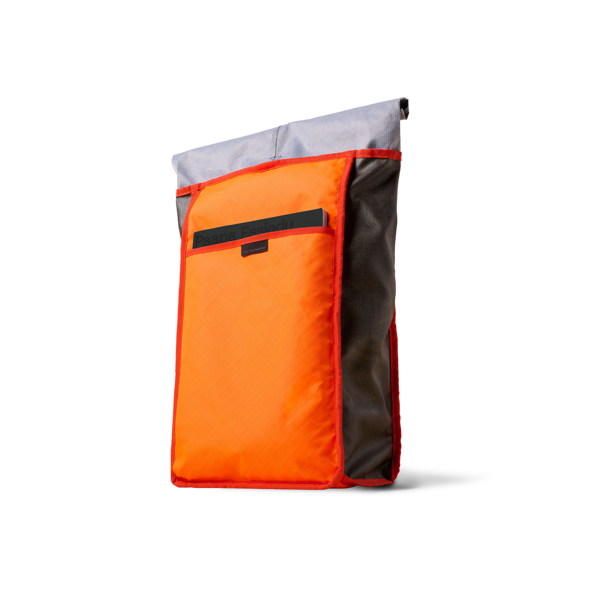 The Brown Buffalo Rolltop roll top backpack in Ballistic Black, view 5