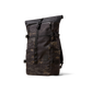 The Brown Buffalo Rolltop roll top backpack in Black Multicam