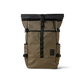 The Brown Buffalo Rolltop roll top backpack in Ranger Green Ballistic, view 2