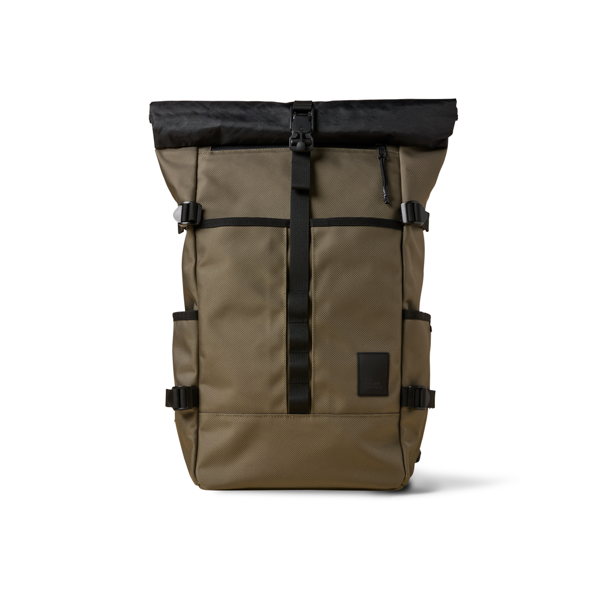The Brown Buffalo Rolltop roll top backpack in Ranger Green Ballistic, view 2