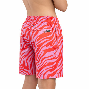 length:all Tropical Swirl Coral Orchid Boys Back