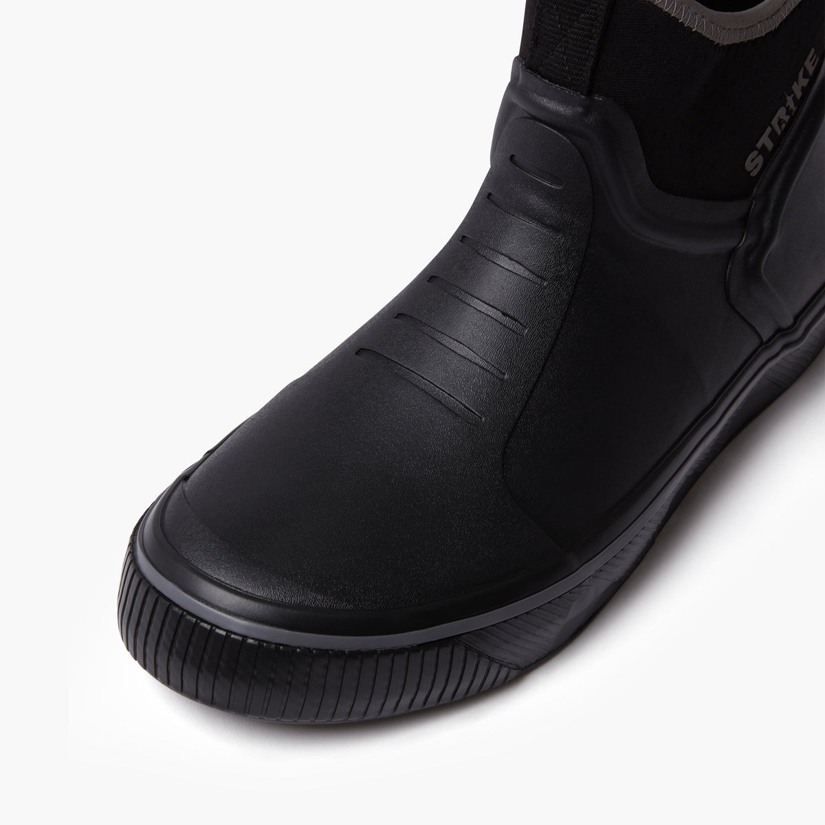 STRIKE Bigeye men's deck boot black, detail view
