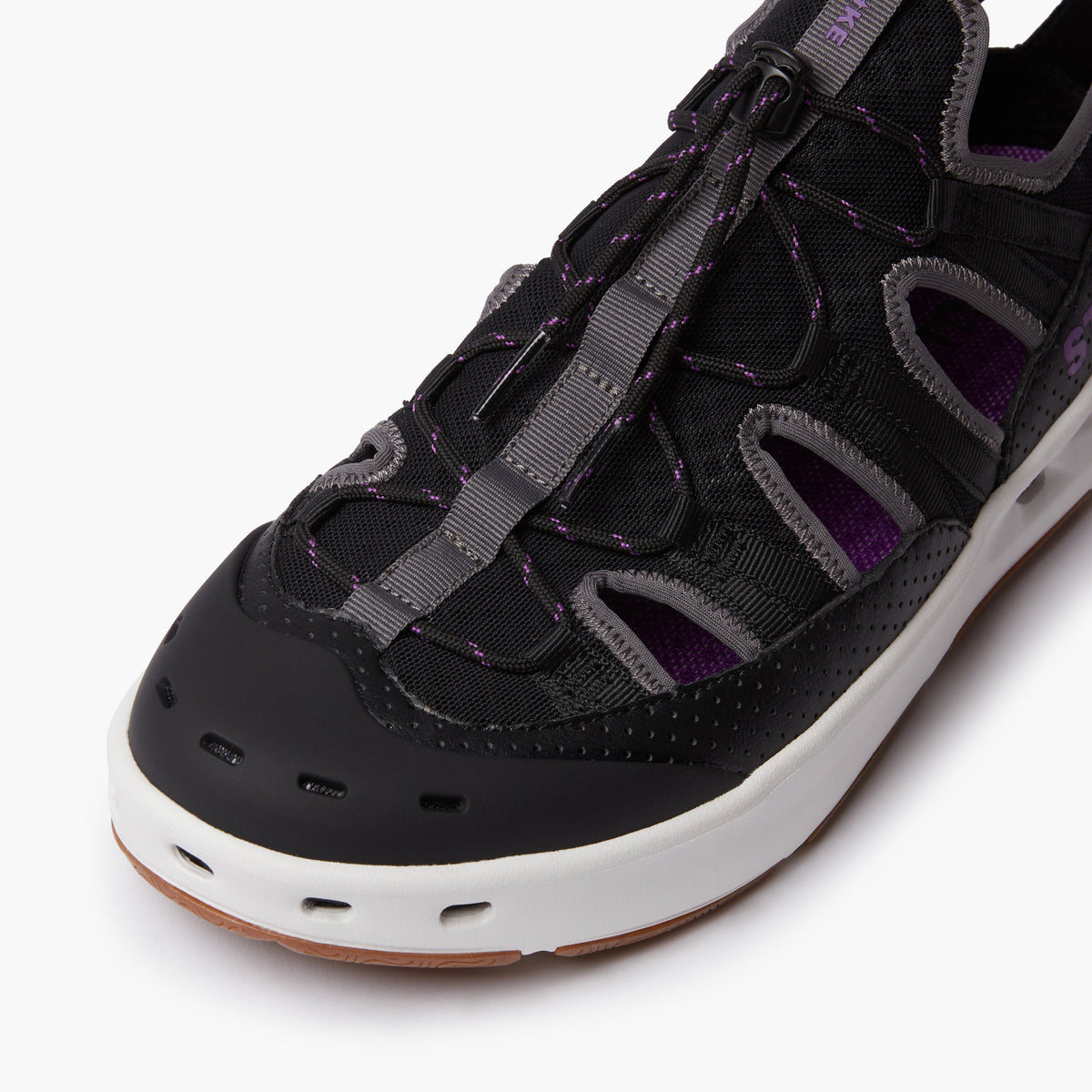 STRIKE Bluefin men's water sandal black and purple, image 6 of 8