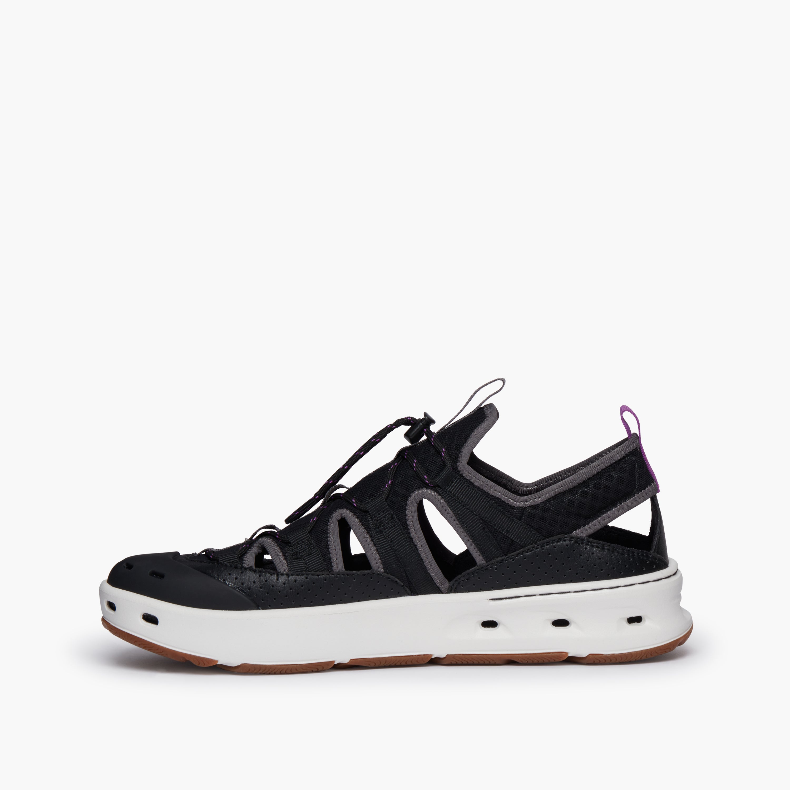 STRIKE Bluefin men's water sandal black and purple, image 3 of 8