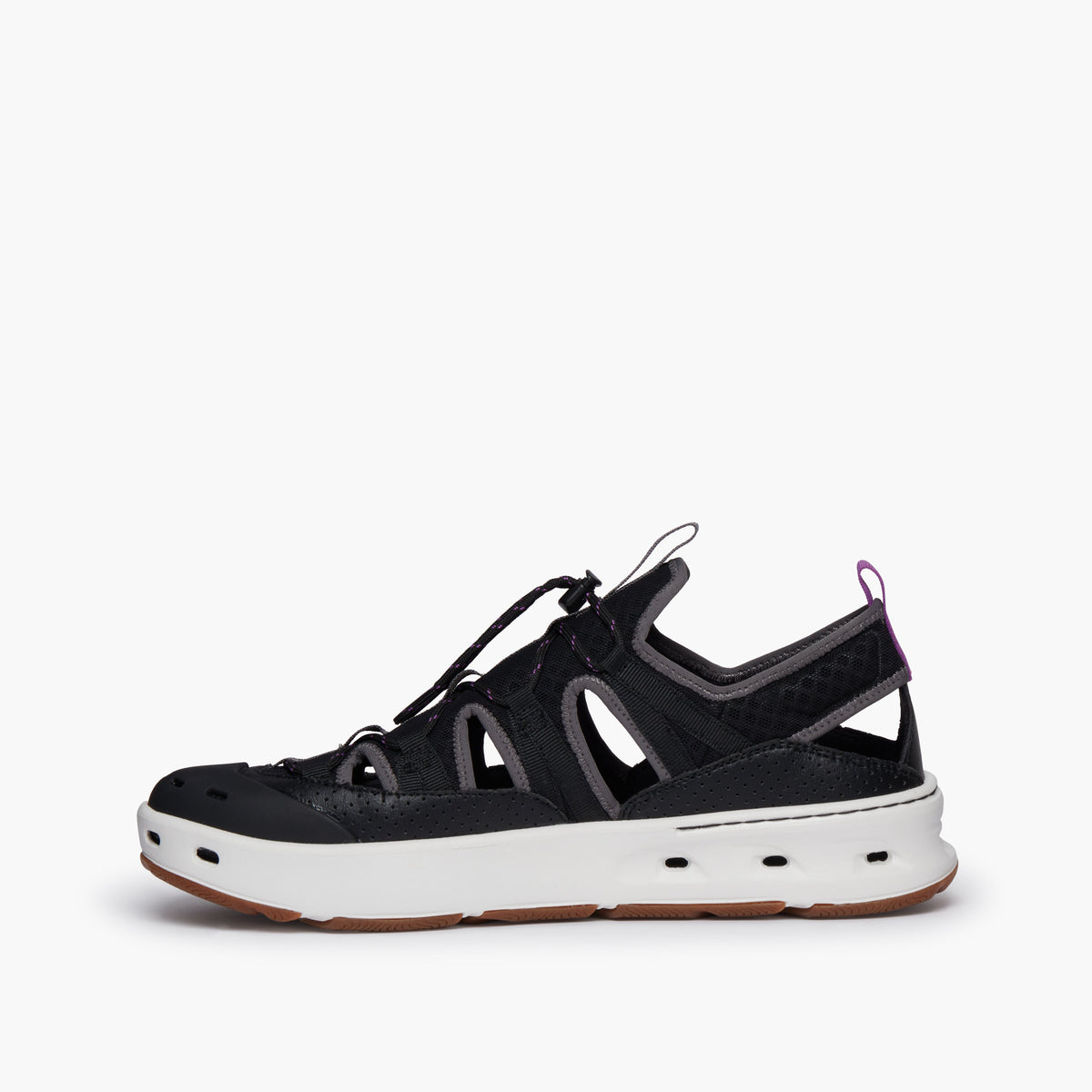 STRIKE Bluefin men's water sandal black and purple, image 3 of 8