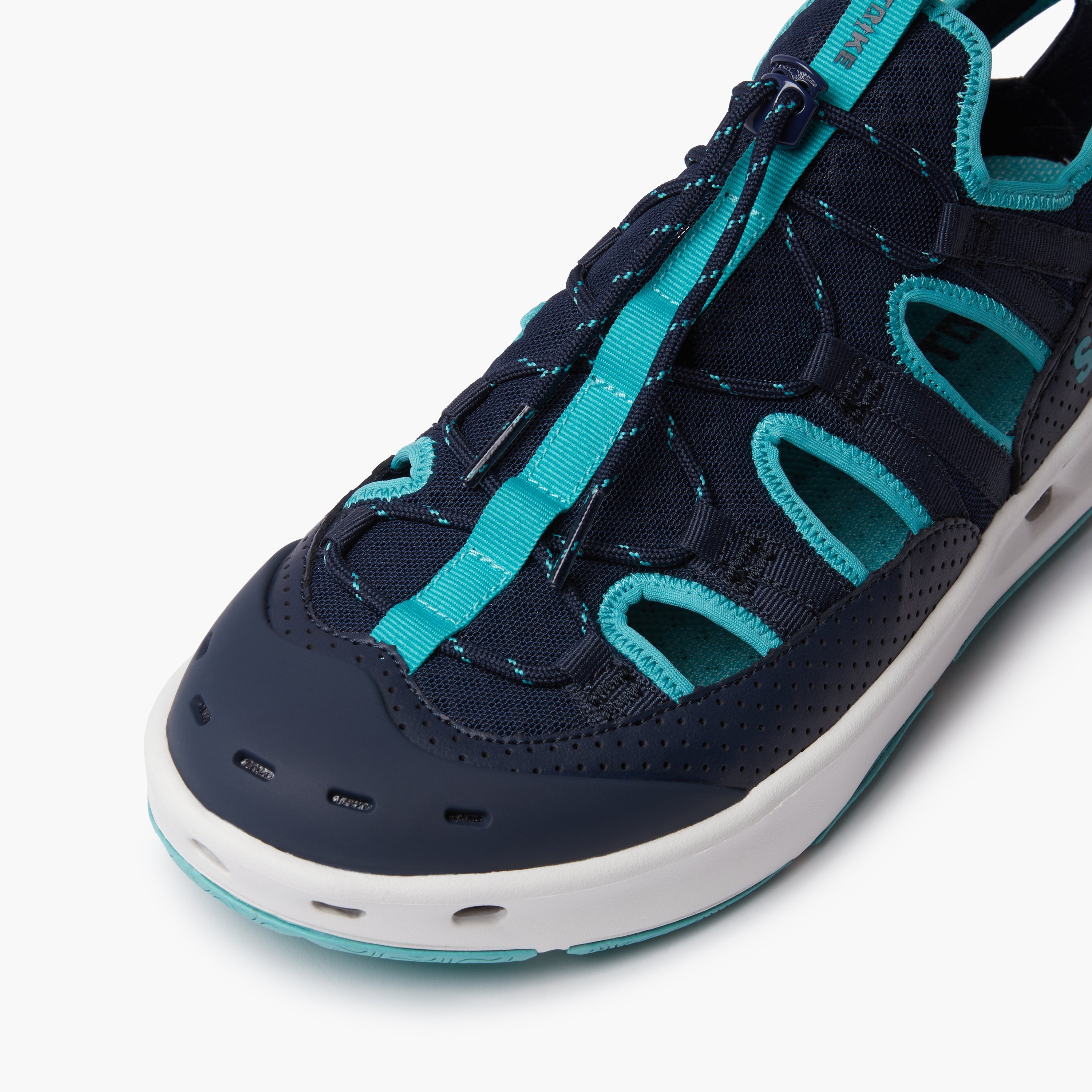 STRIKE Bluefin men's water sandal navy and aqua, image 6 of 8