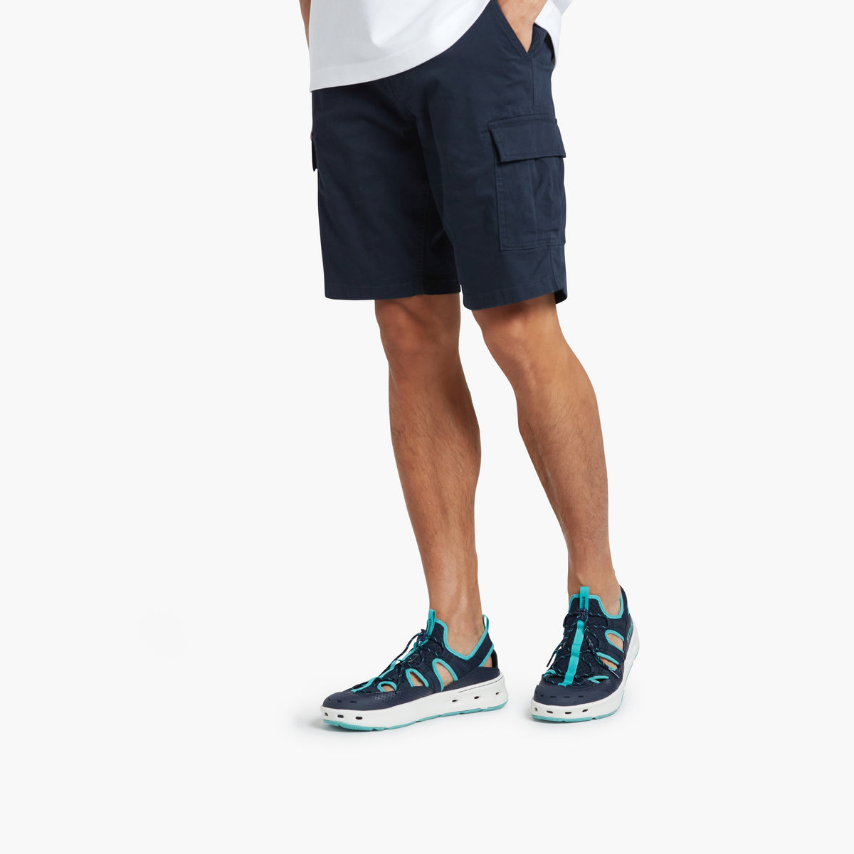 STRIKE Bluefin men's water sandal navy and aqua, image 2 of 8