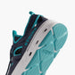 STRIKE Bluefin men's water sandal navy and aqua, detail view