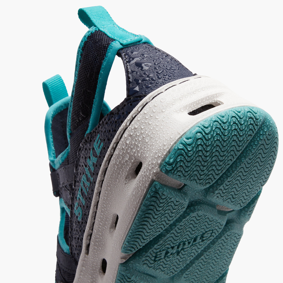 STRIKE Bluefin men's water sandal navy and aqua, image 4 of 8