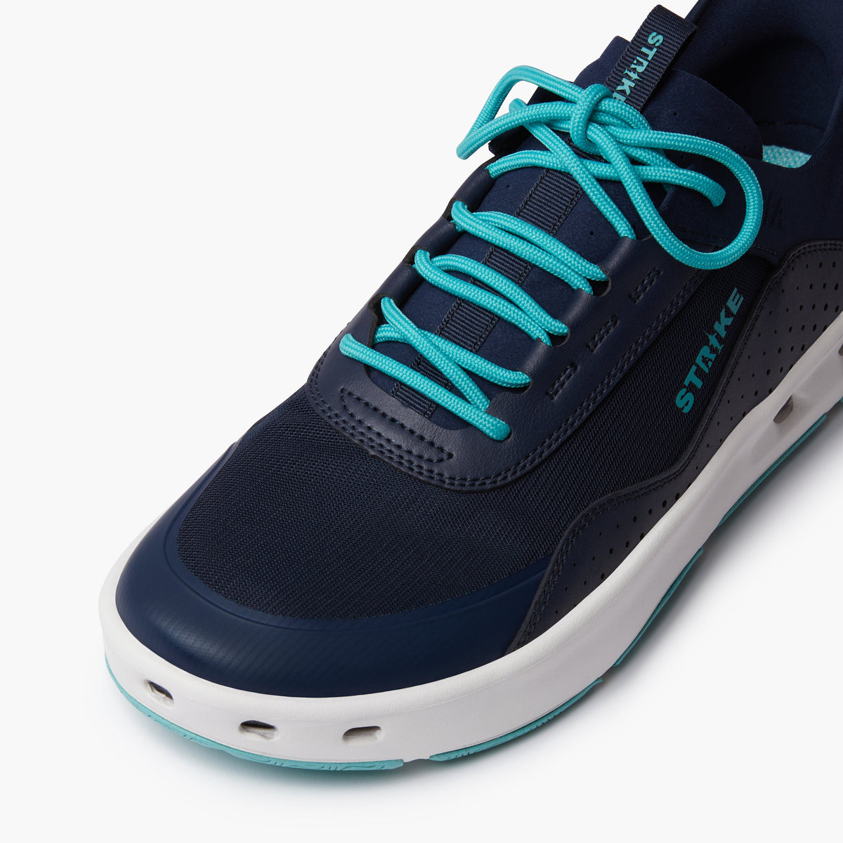 STRIKE Bluefin men's lace water sneaker navy and aqua, image 6 of 8