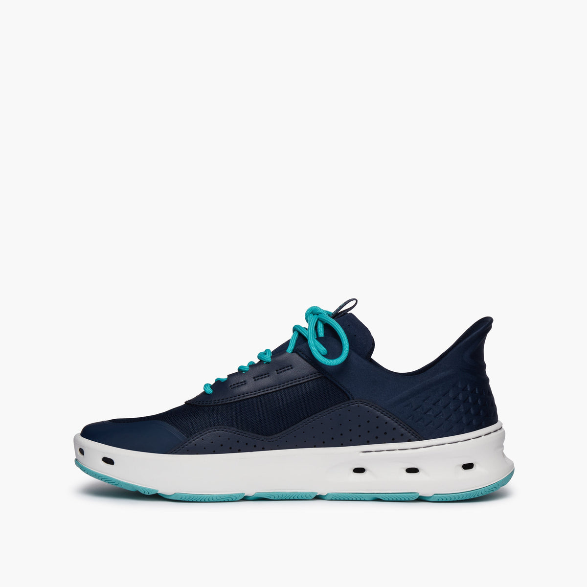 STRIKE Bluefin men's lace water sneaker navy and aqua, image 3 of 8