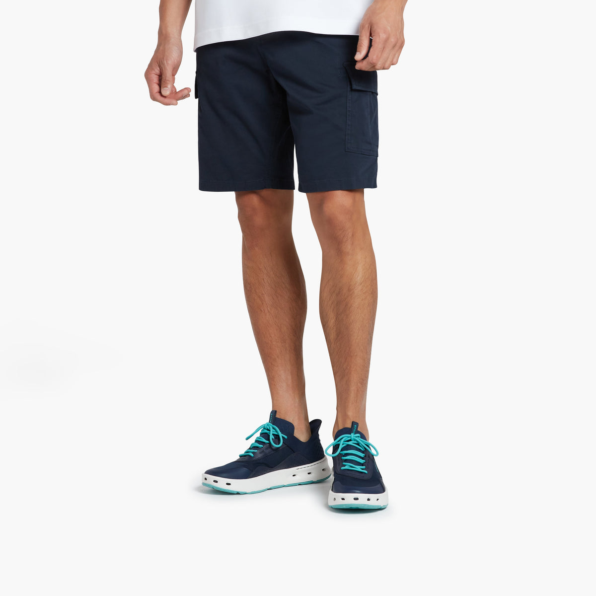 STRIKE Bluefin men's lace water sneaker navy and aqua, image 5 of 8