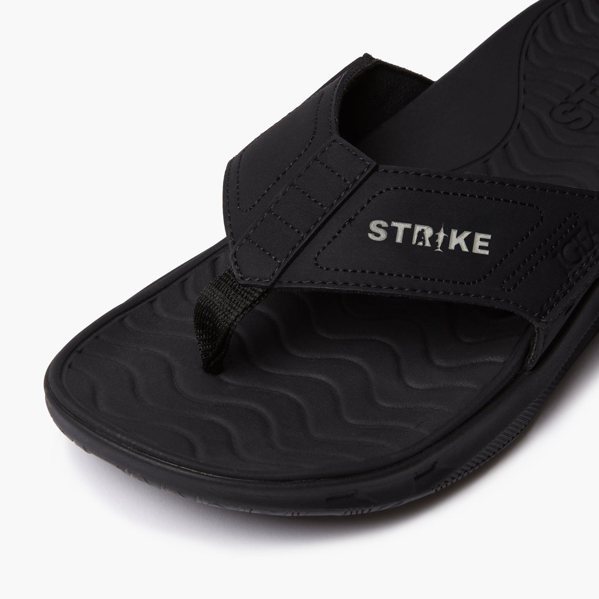 STRIKE Narrowtooth men's flip flop black, image 6 of 8