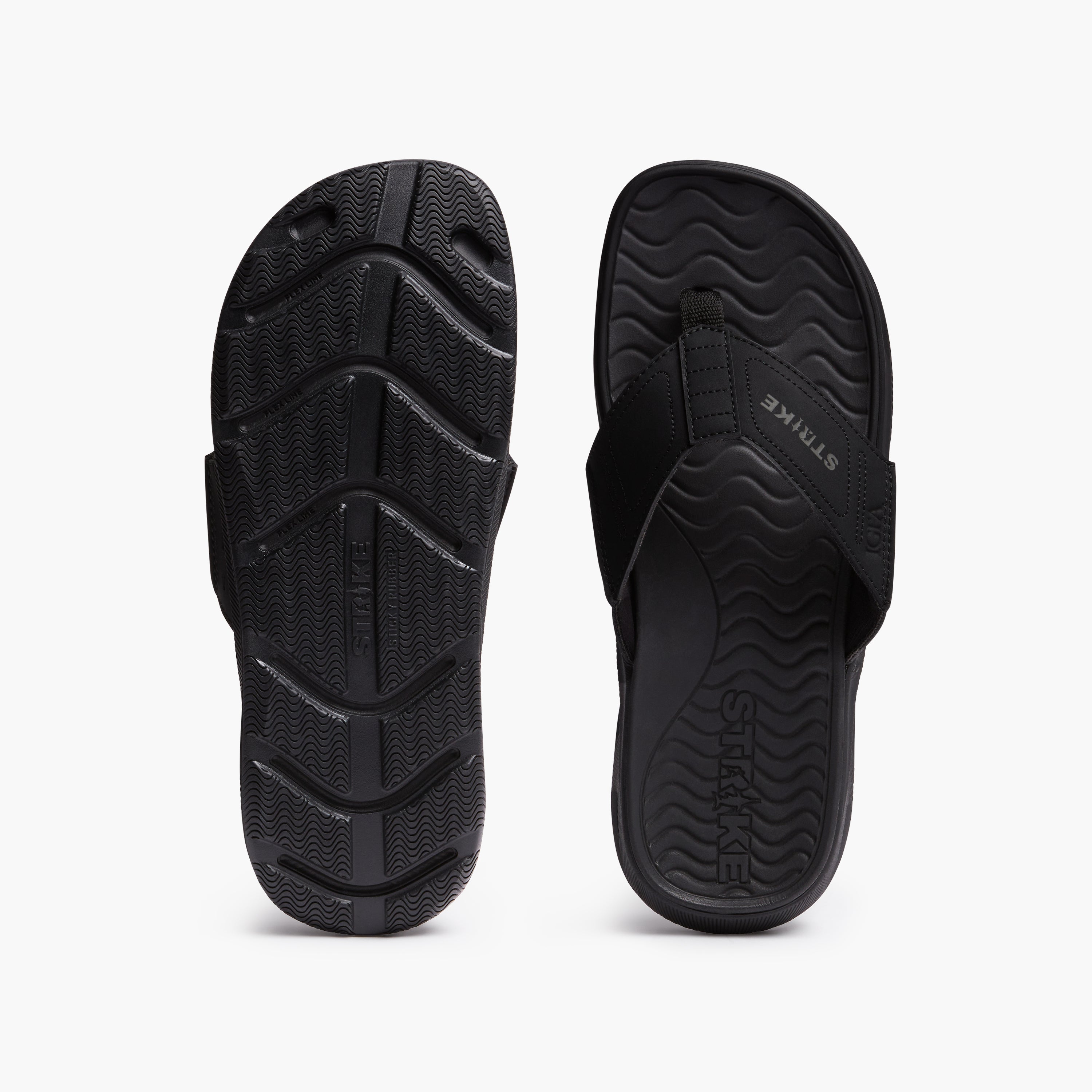 STRIKE Narrowtooth men's flip flop black, image 7 of 8